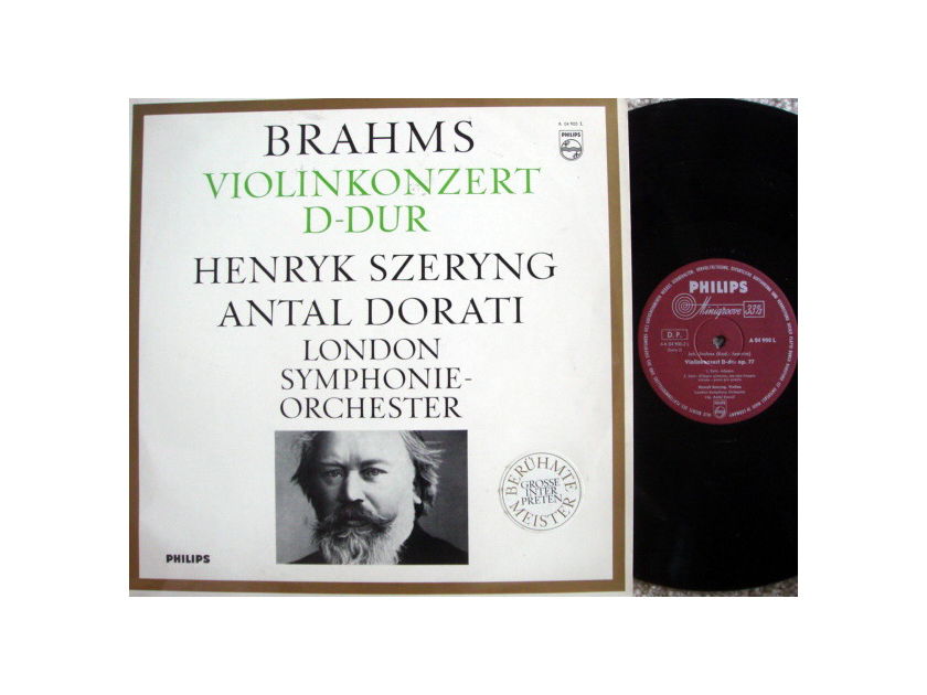 Philips / SZERYNG-DORATI, - Brahms Violin Concerto, NM!
