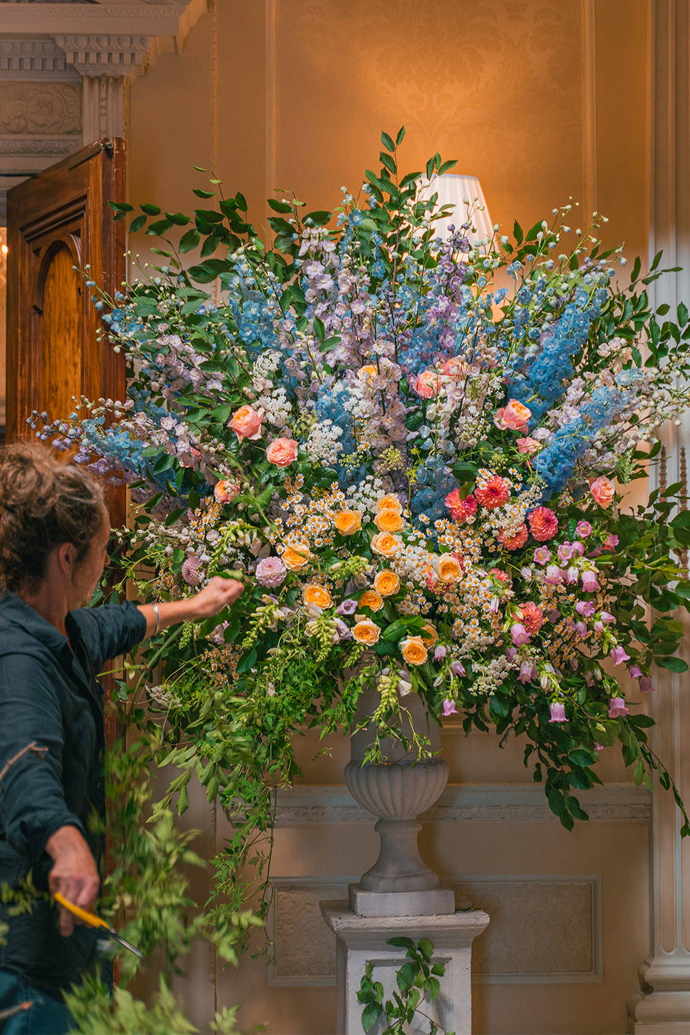 Wild at Heart Wedding Flowers at Hedsor House