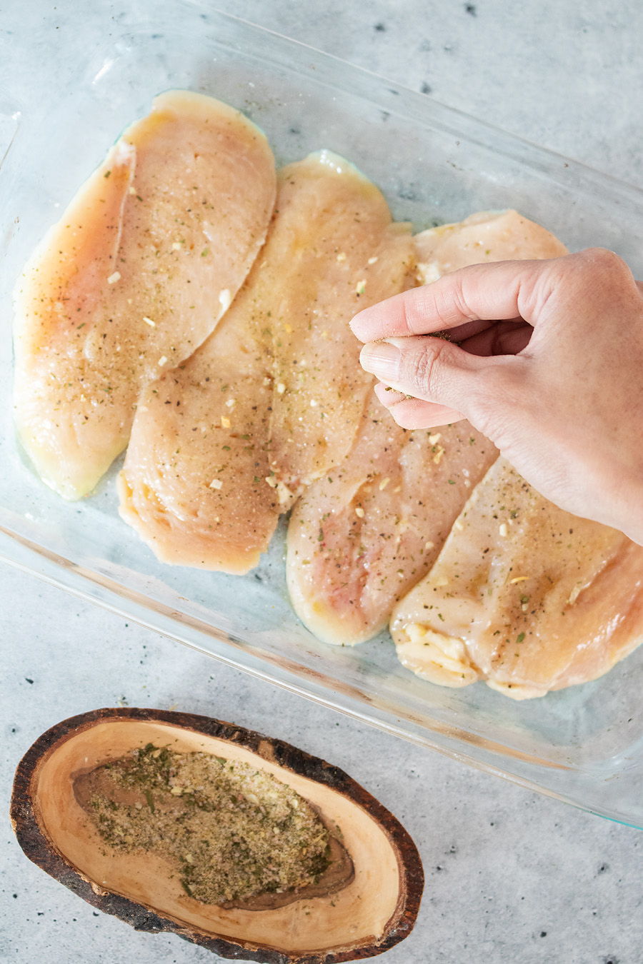 oven-baked chicken breast