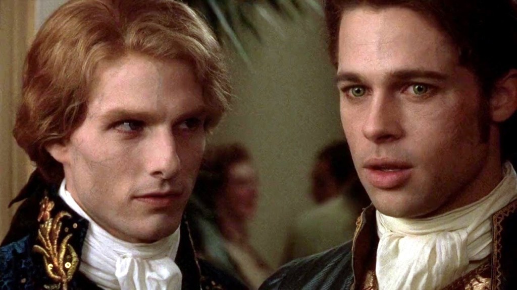 Lestat looking at Louis with lust during an event both attended.