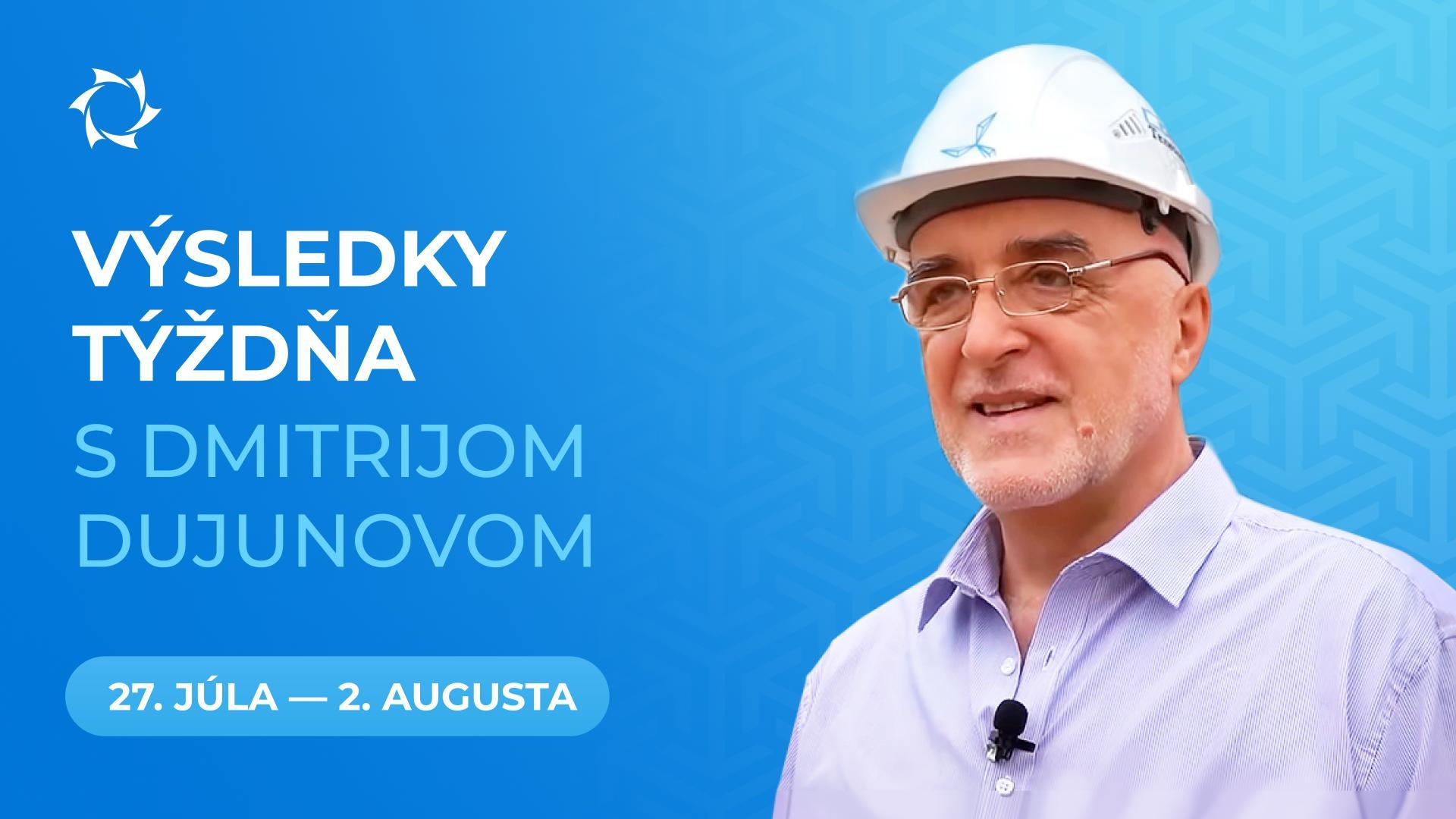 Súhrn týždňa v projekte "Motory Duyunova"