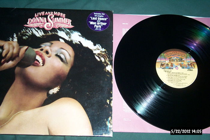 Donna Summer - Live And More 2LP Promo NM