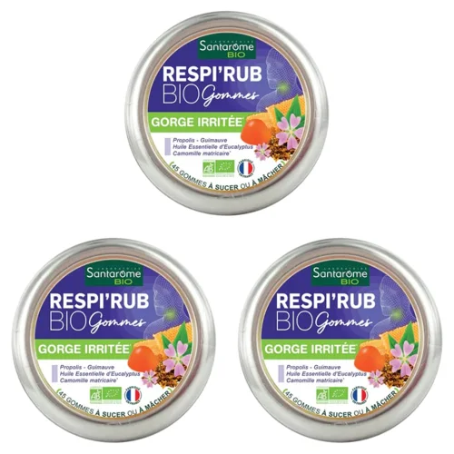 Respi'rub Bio-kaugummis - 3er Pack