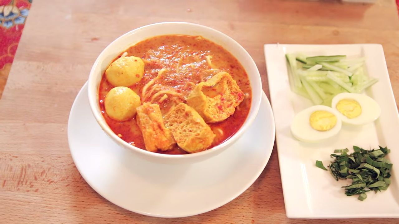 Curry Laksa Southeast Asian Recipes Nyonya Cooking