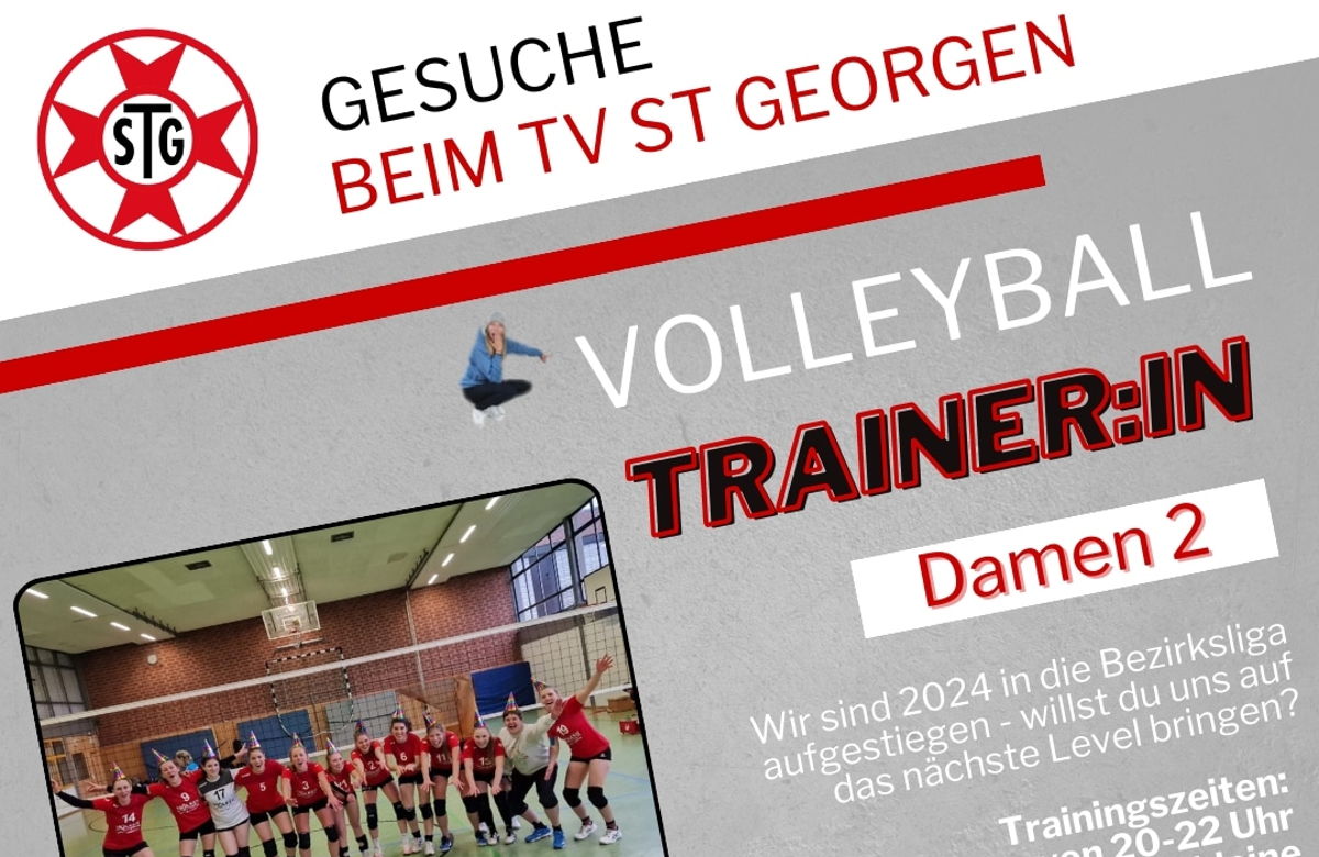 Volleyball-Trainer:in gesucht für Damen 2