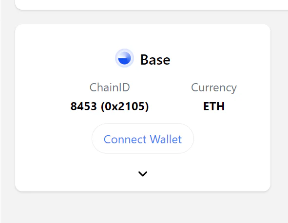 Base Chainlist