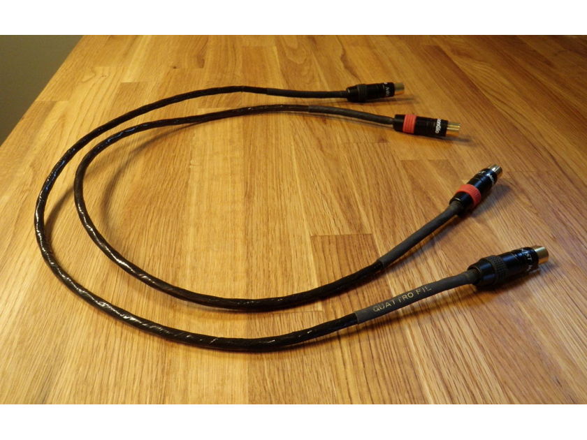 Nordost Quattro Fil .6 meter pair of RCA interconnect cables