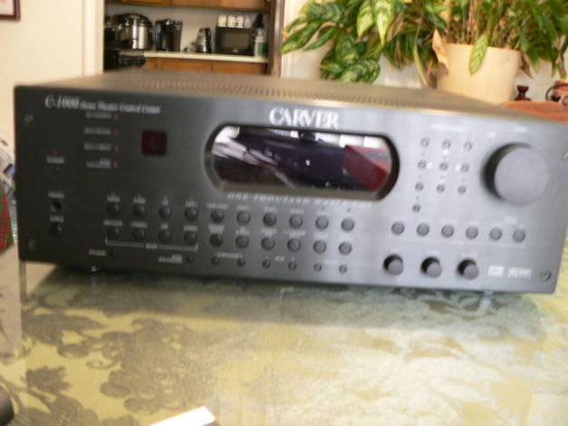 Carver C-1000 Reciever Black stereo/surround