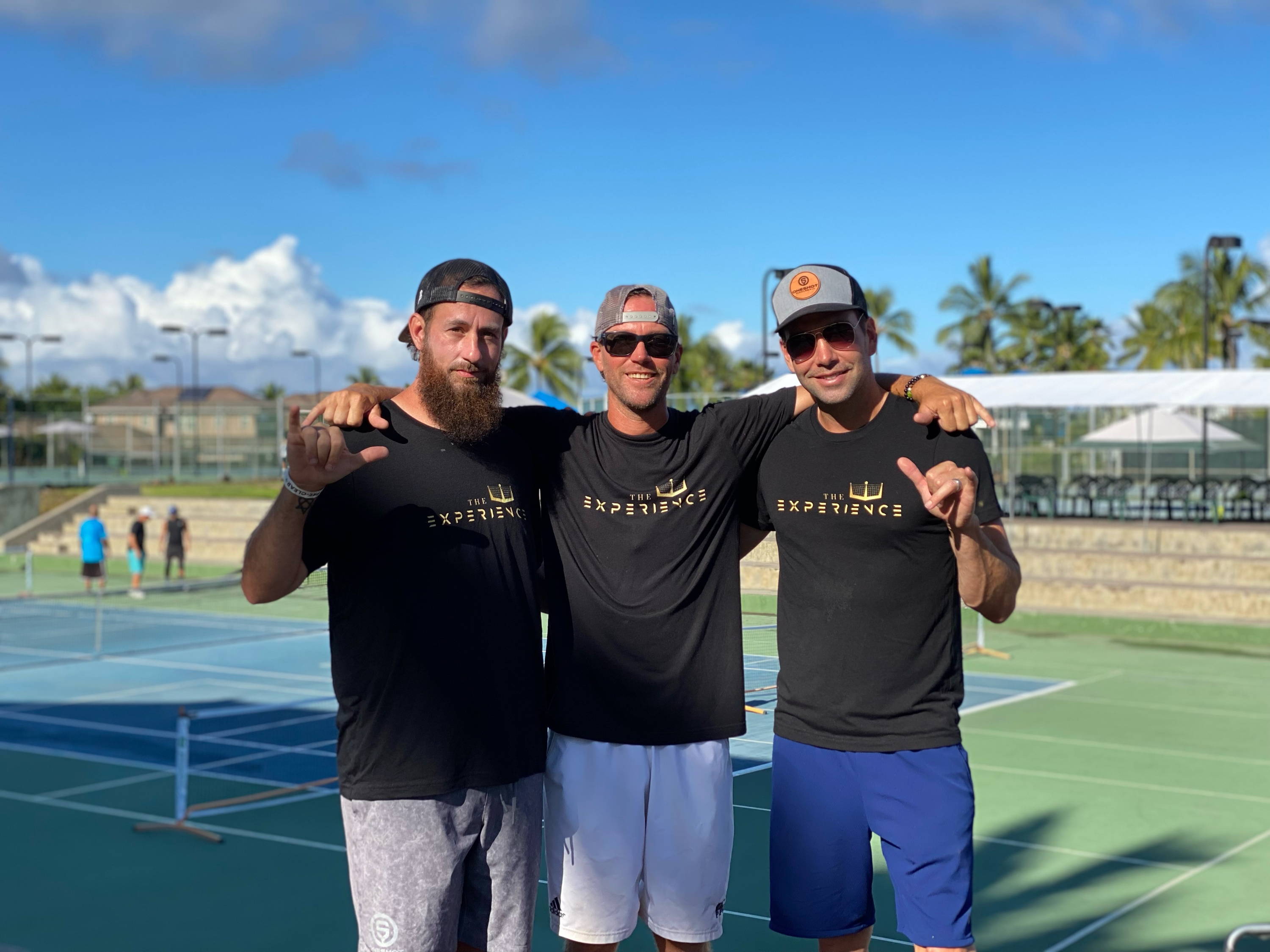 Brian, Peter and Jem The Pickleball Experience