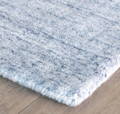 nordic blue wool hand knotted rug