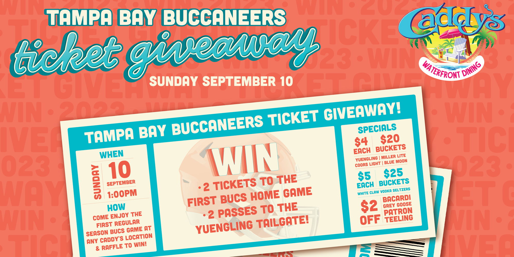 Tampa Bay Buccaneers Ticket Giveaway! promotional image