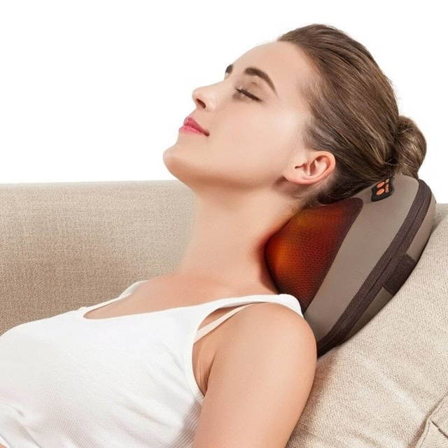 coussin de massage, coussin massant chauffant, coussin massage shiatsu