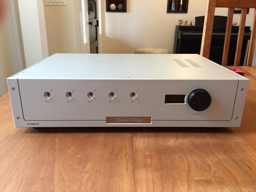 Concert Fidelity  CF-080-LSX Preamp with New NOS tubes and upgraded power cord!