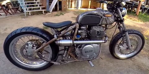 Yamaha XS400 Bobber Side View