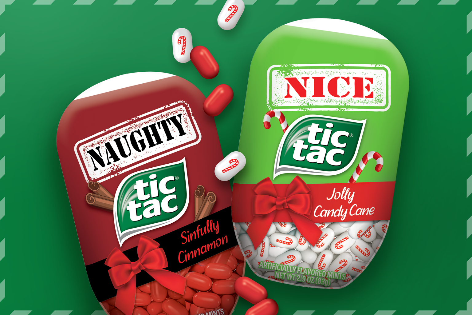 Tic Tac Wants Millennials To Get Excited About the Holidays with Cinnamon Naughty and Candy Cane Nice
