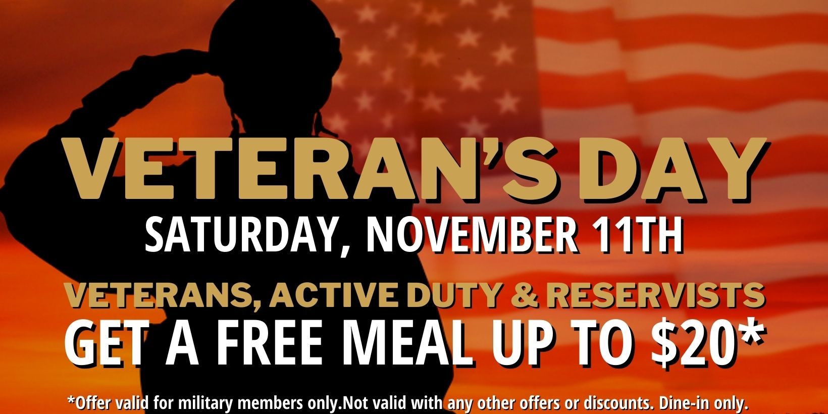 We Honor Our Veterans promotional image
