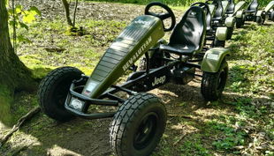 gokart spaß jeep gokarts im wald