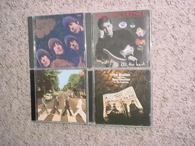 The Beatles and Paul McCartney - cd lot of 4 cd's Abbey...