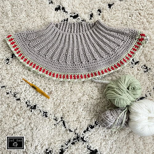 Solveig sweater and Signe sweater crochet patterns by teacher Sas