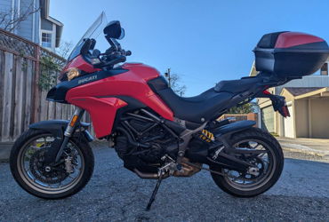 2018 DUCATI MULTISTRADA 950 "RED" motorcycle for rent near Millbrae, CA