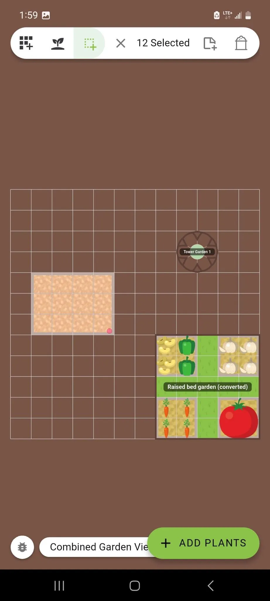 Select a Planting Area