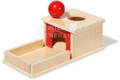 Montessori Object Permanence Box. 