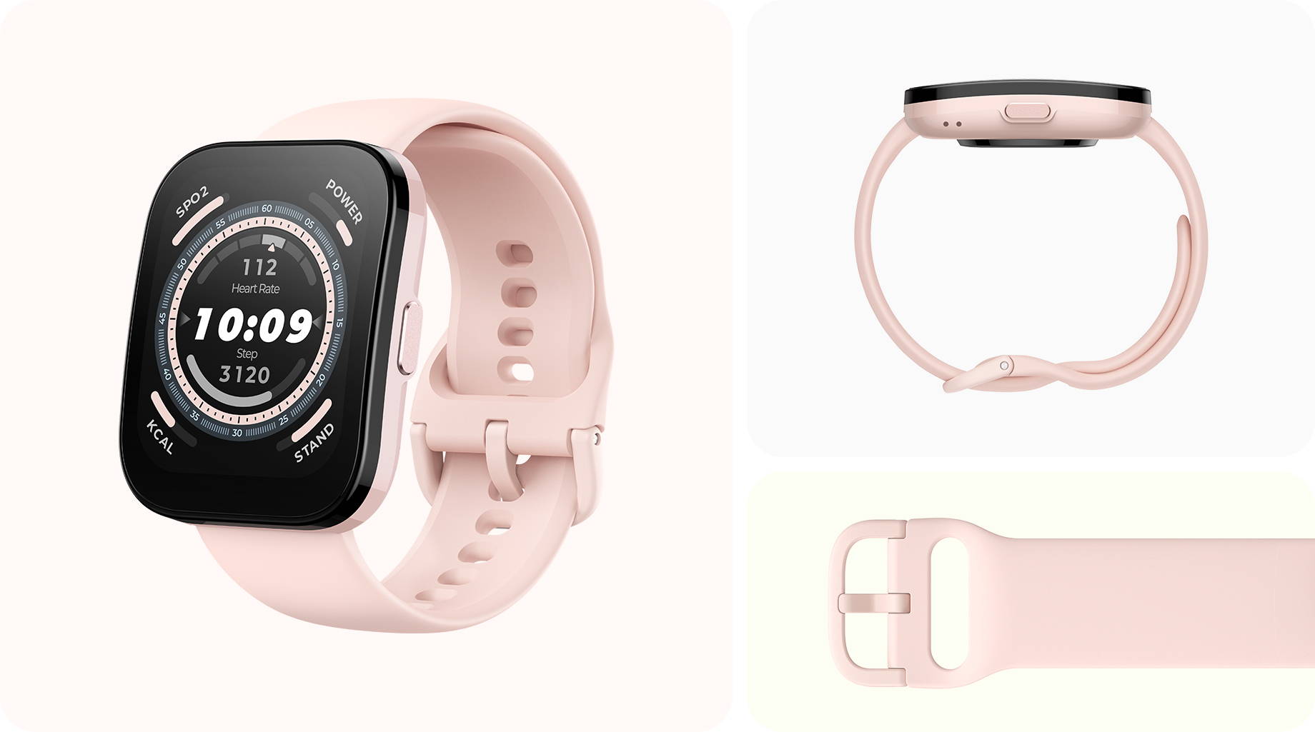 11 Amazfit Bip 5 в цвят Pastel Pink
