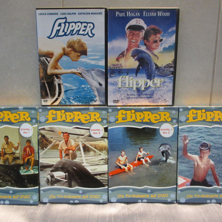DVD Kult Serie Flipper Staffel 1 & Film Alt & Neu