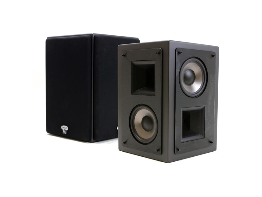 Klipsch KS-525-THX Surround Speakers (pair) Galaxy Black cabinet with Black anodized aluminum fascia