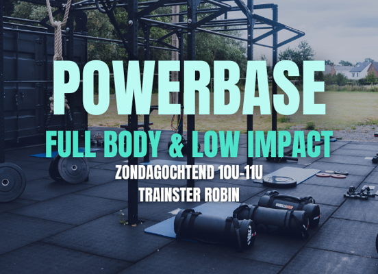 ZONDAG: FULL BODY & LOW IMPACT