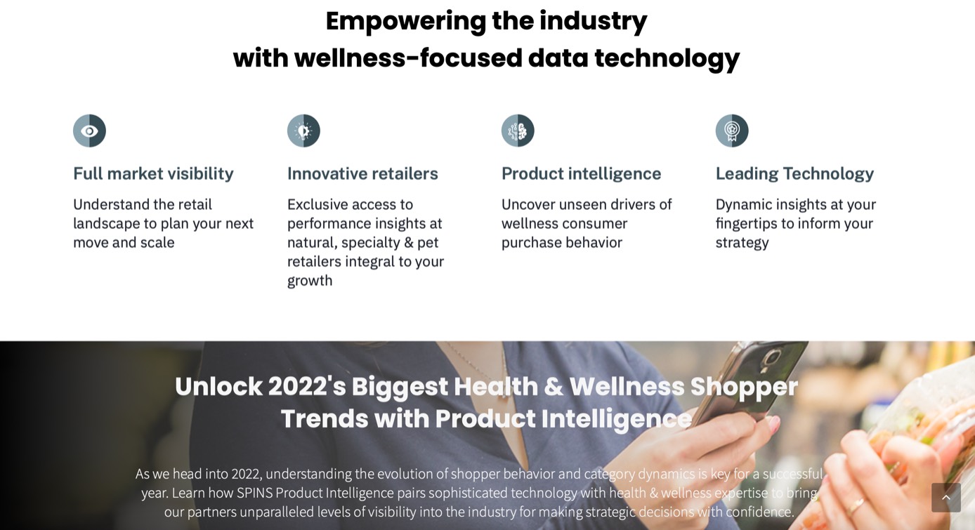 SPINS product / service