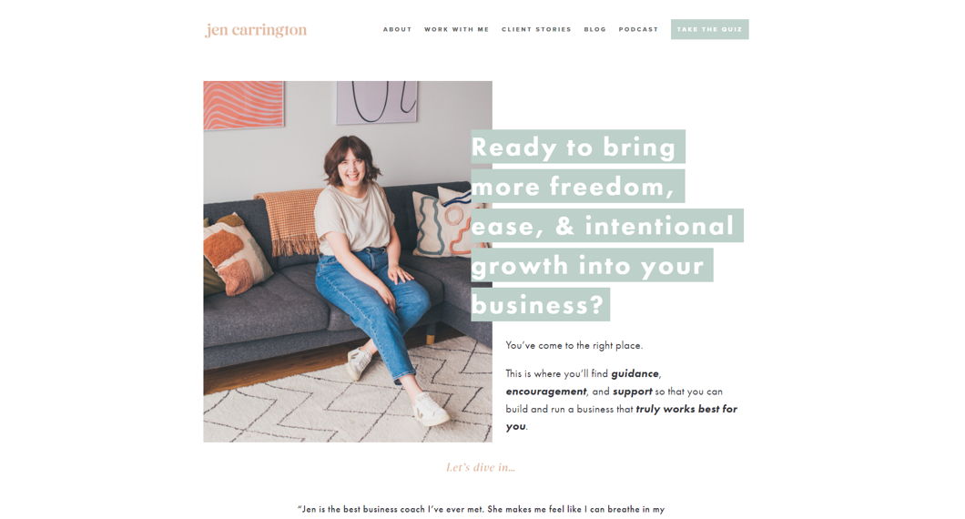 Squarespace Coaching Websites
