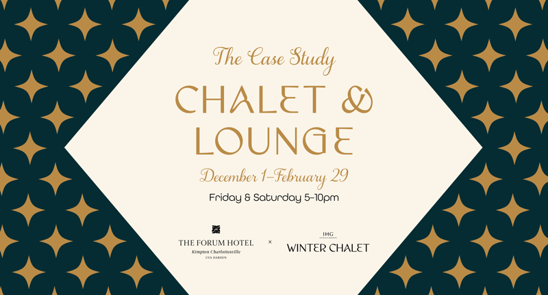 The Case Study Winter Chalet & Lounge Pop up Bar