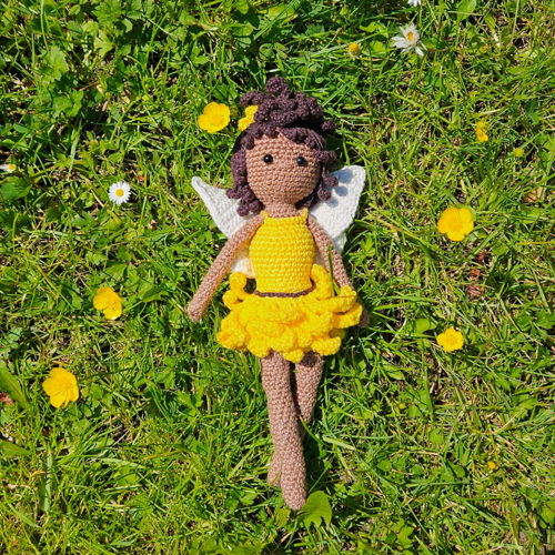 Amigurum -i Zonnebloemelfje Zoë