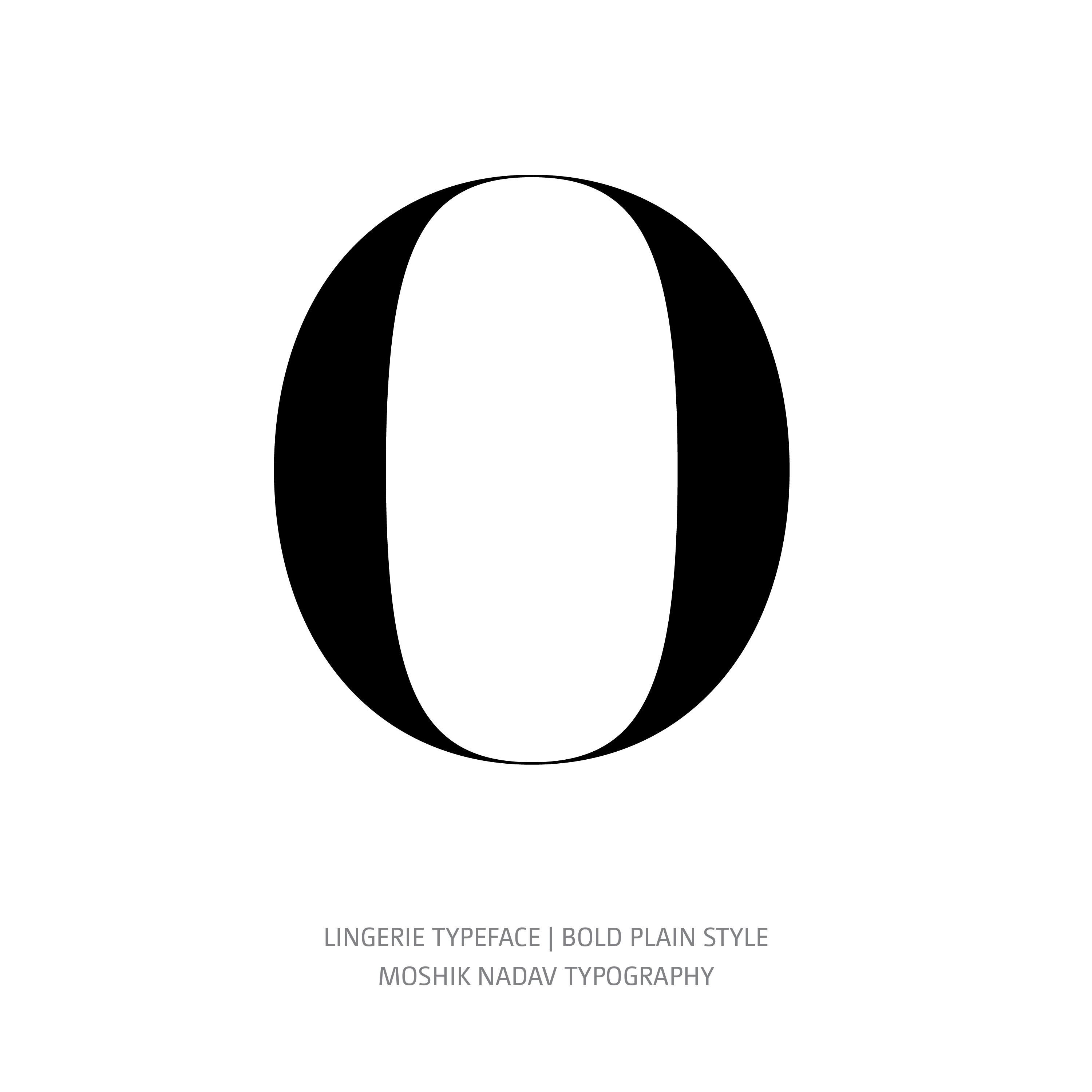 Lingerie Typeface Bold Plain 0