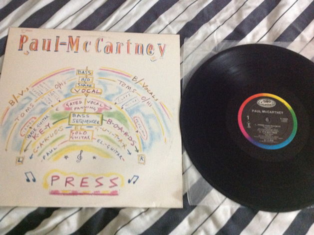 Paul McCartney - Press 12 Inch EP Capitol Records Rainb...