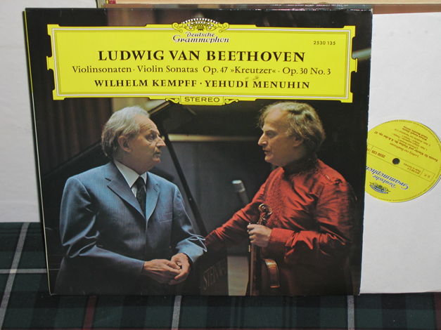 Menuhin/Kempff - Beethoven Sonatas DG German import LP
