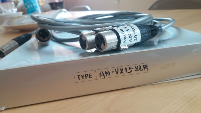 Audio Note UK AN Vx silver 1.5 meter XLR cables Price L...