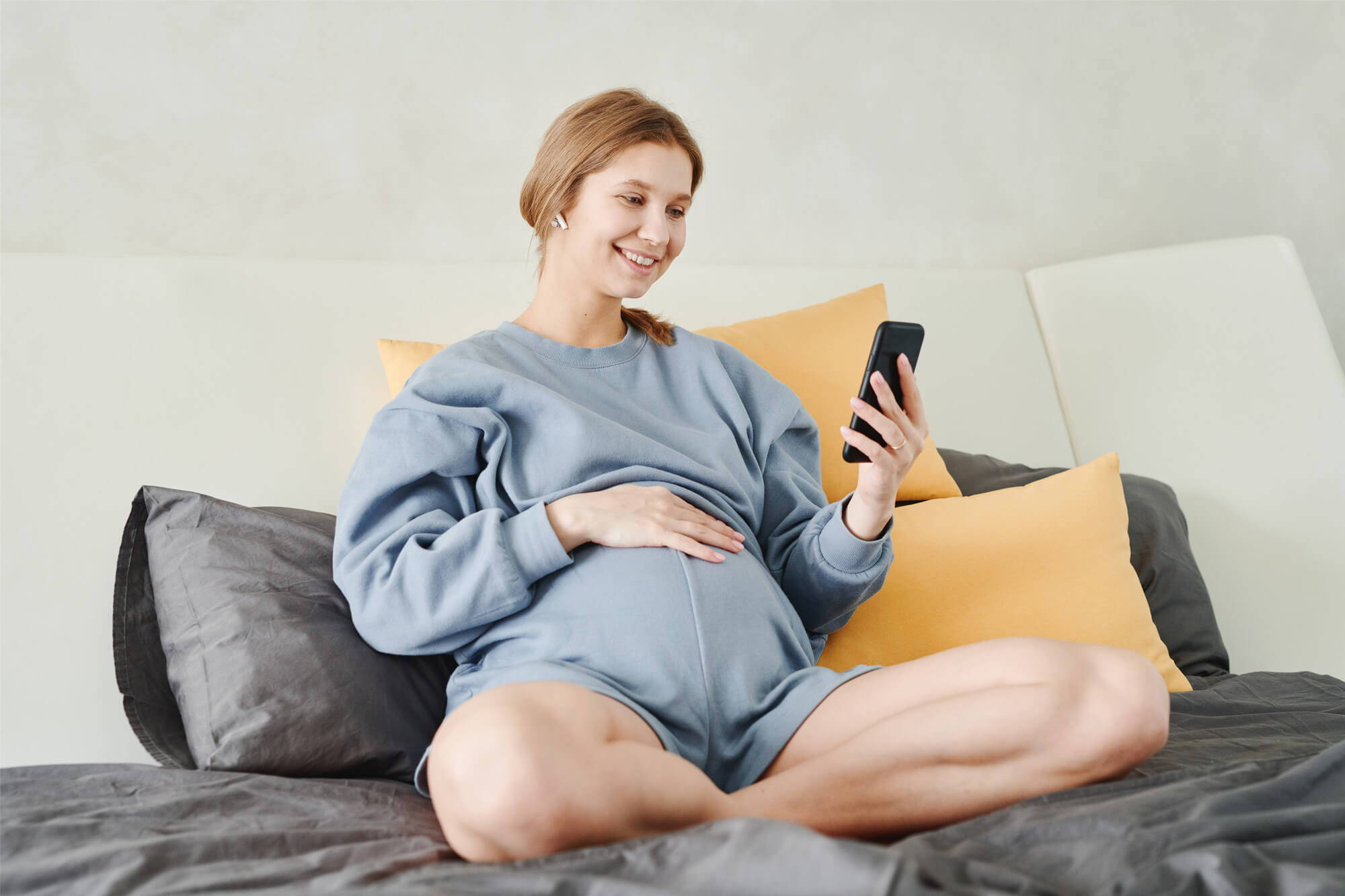 relief anxiety during pregancy with fetal doppler
