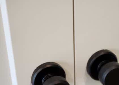Columbus Home's New Look with 5 Cape Cod Beveled Shaker Doors