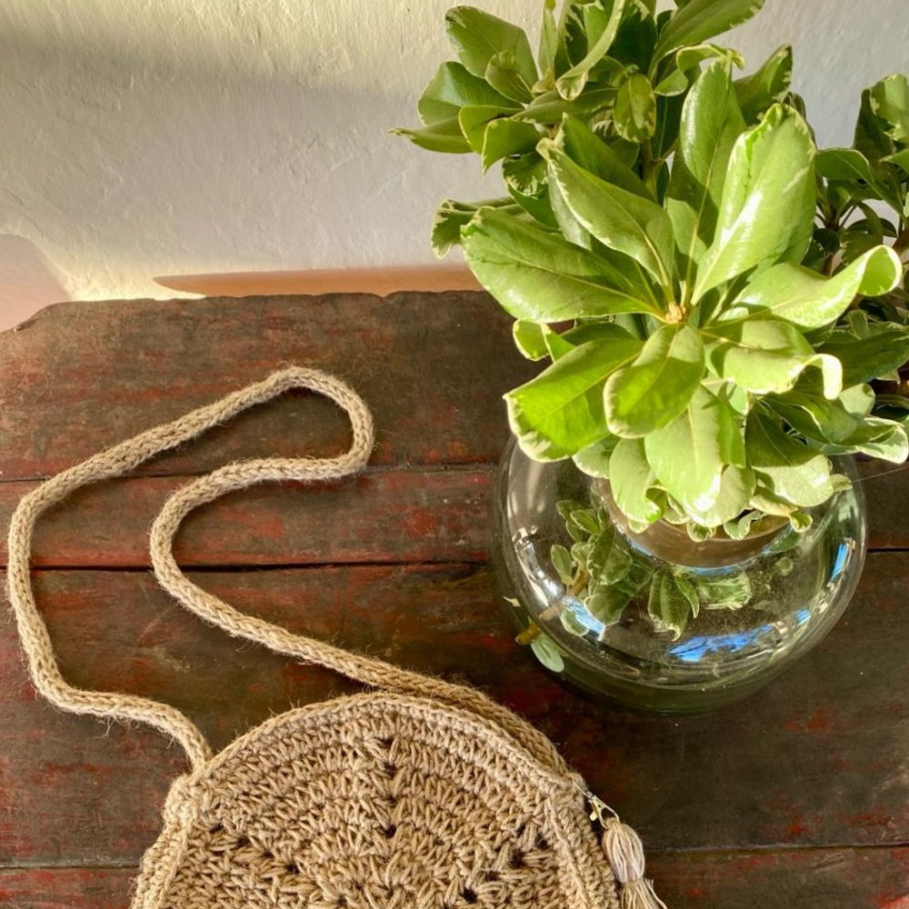 Crochet Boho Bag pattern / Patrón Cartera Boho al crochet