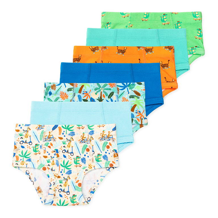 Nolan Boys Organic Briefs - Safari