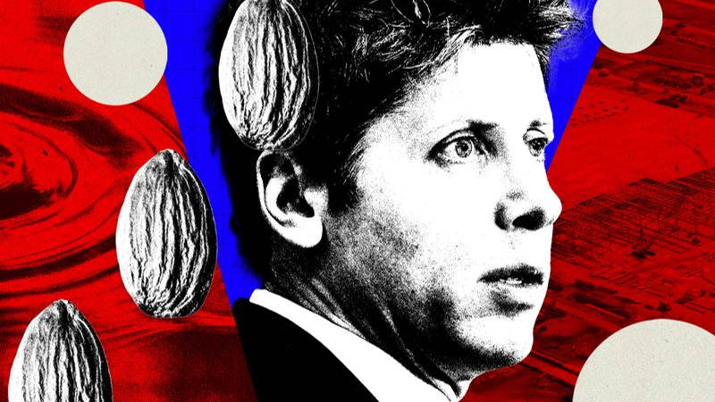 Image may contain: Sam Altman, Face, Head, Person, Photography, Portrait, Adult, Art, and Painting