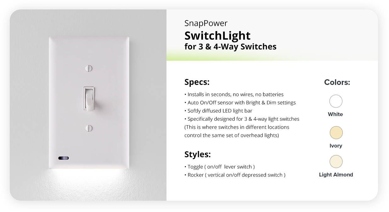 SwitchLights – SnapPower