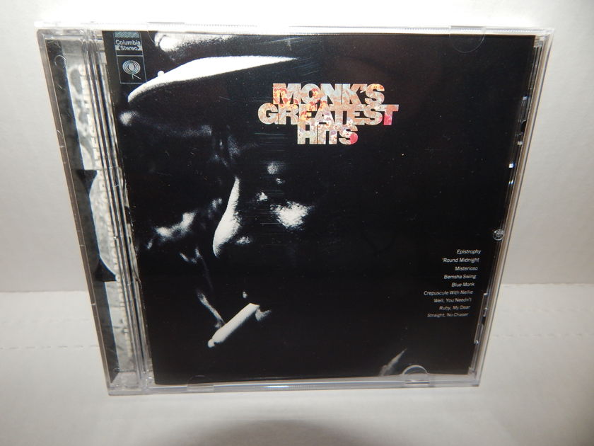 THELONIOUS MONK Monk's Greatest Hits - 9 Track Compilation 1997 Sony Columbia Jazz Red Disc CD NM