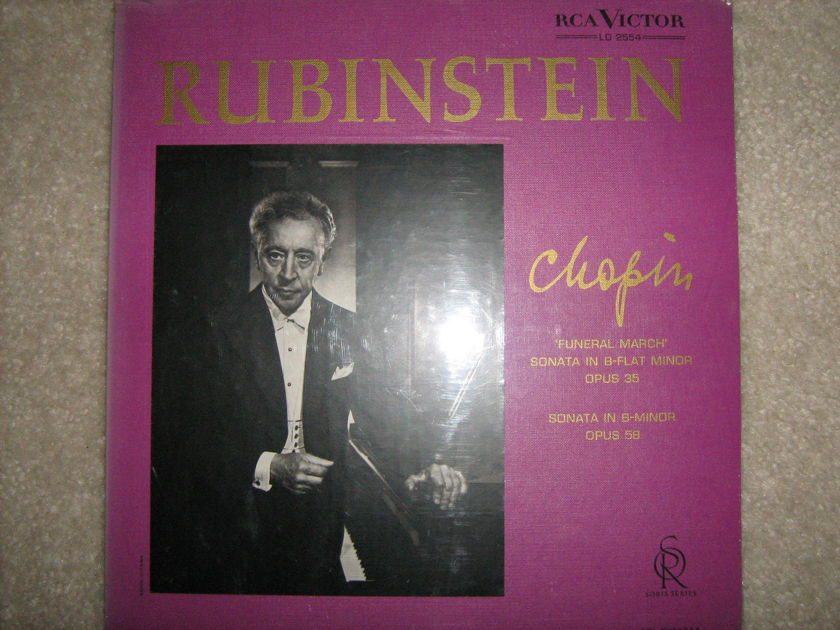 Artur Rubinstein - Chopin Piano Sonatas Rca Soria series LD 2554 Sealed LP