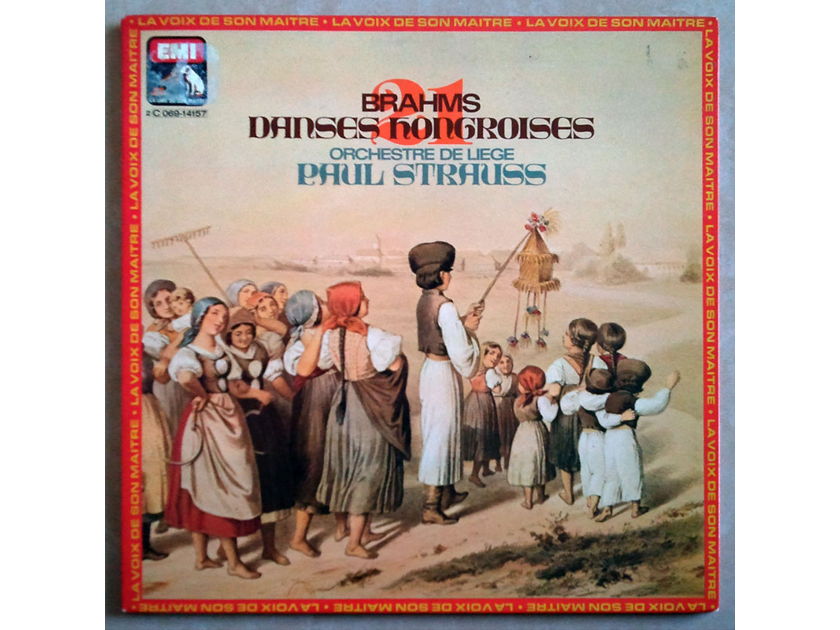 EMI | PAUL STRAUSS / - BRAMHS 21 Hungarian Dances | Imported from France - NM