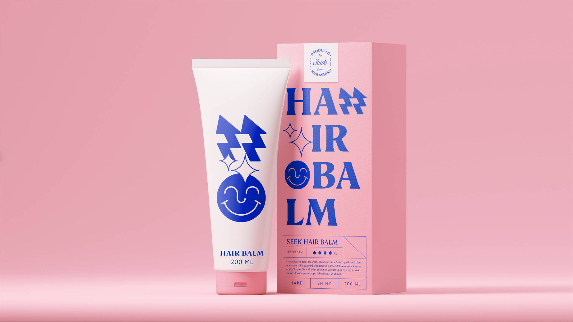Featured image for Bold Colors, Type, and Icons For Seek Hair Salon in Japan