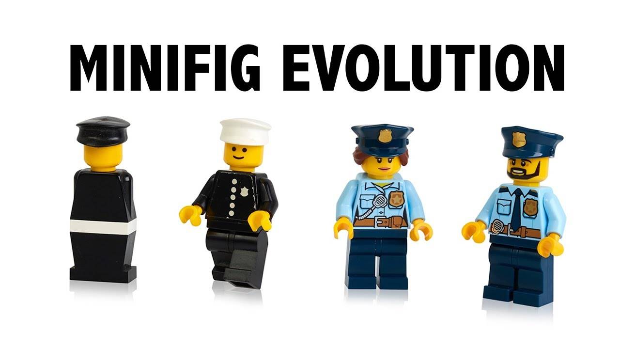 lego minifig evolution