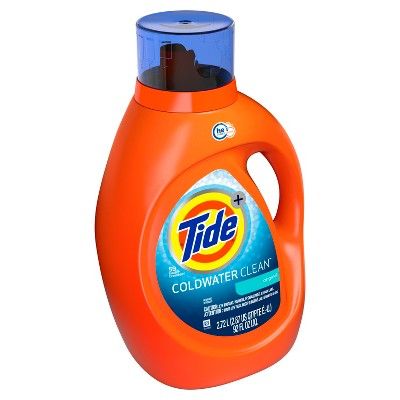 Tide Free And Gentle Liquid Laundry Detergent Vs Tide Coldwater